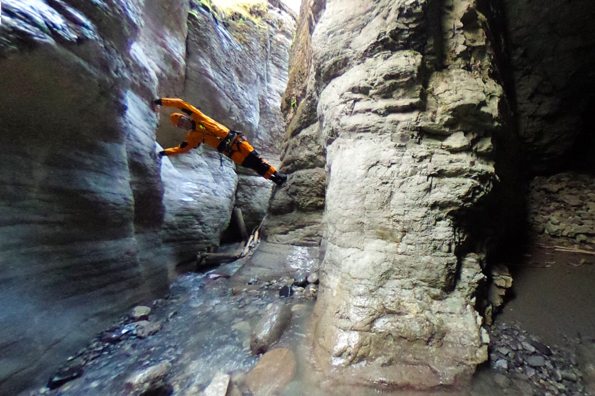 Canyoning in de Rocky Mountains