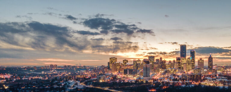 Edmonton Winter Cityscape