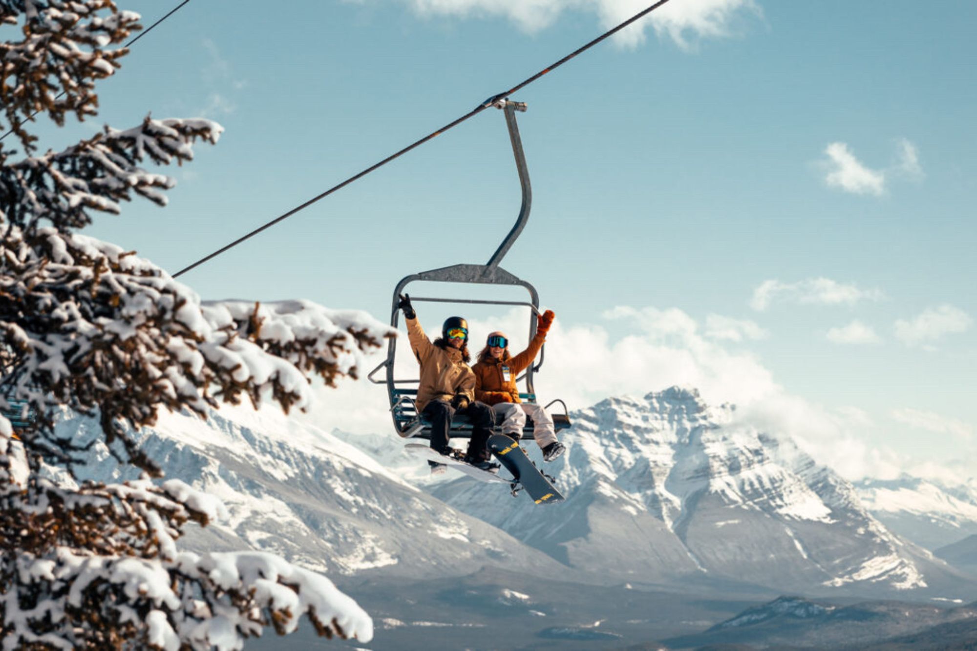 Skiën in Alberta in Canada